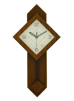 CRAFT SMITH Decorative Vertical Wooden Analog Brown Home/Office Decor Pendulum Wall Clock with Striking Movement (Size: 26 x 7 x 52 CM | Weight: 960 grm | Colour: Brown)