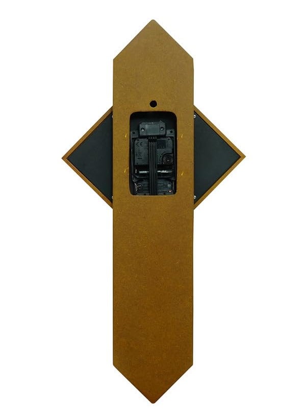 Craft Smith - CRAFT SMITH Decorative Vertical Wooden Analog Brown Home/Office Decor Pendulum Wall Clock with Striking Movement (Size: 26 x 7 x 52 CM | Weight: 960 grm | Colour: Brown) - Image 1