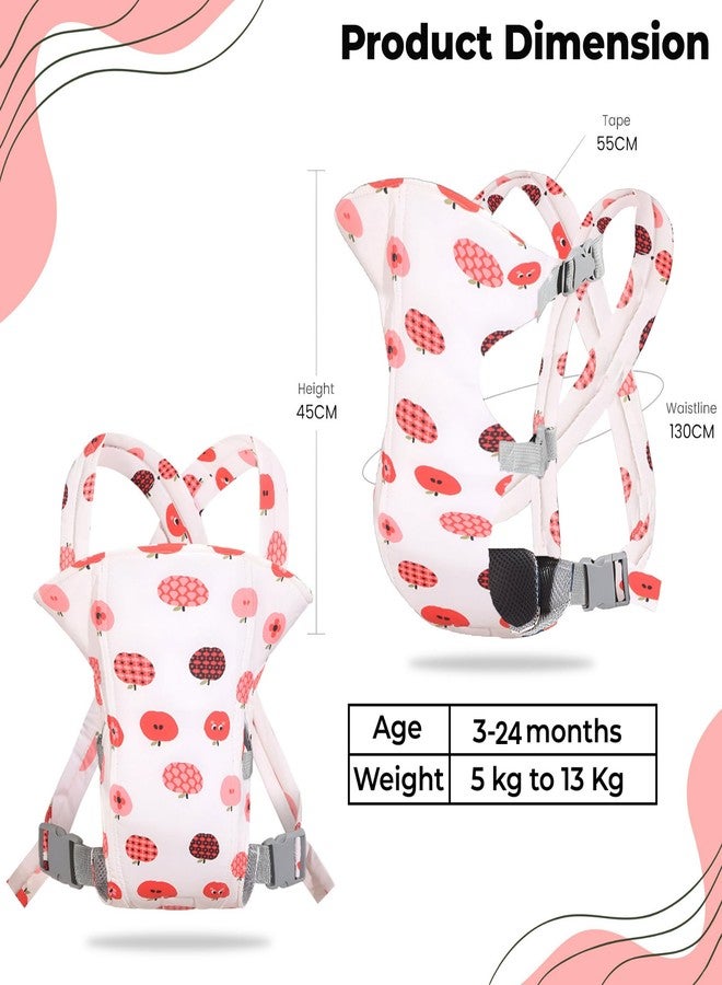 Bembika Baby Carrier Newborn to Toddler with Multiple Positions Infant Carrier Soft Baby Holder Kangaroo Bag Sling Carrier All Seasons - Apple - Image 3