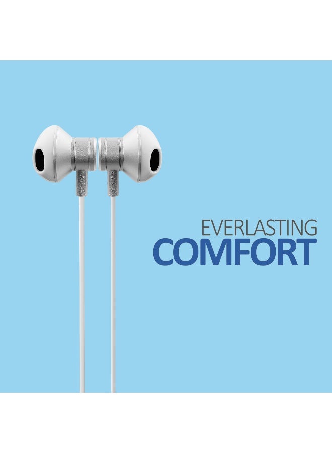 آیمی سماعات أذن ستيريو بموصل من النوع C IM-EP114، صوت عالي الدقة، تصميم مريح شبه داخل الأذن، ميكروفون مدمج وجهاز تحكم عن بعد، لمسة نهائية فاخرة، كابل مقاوم للعرق ومتين، مثالية للعمل والتمرين والسفر والتنقل، طول 1.2 متر، لون أبيض - Image 3