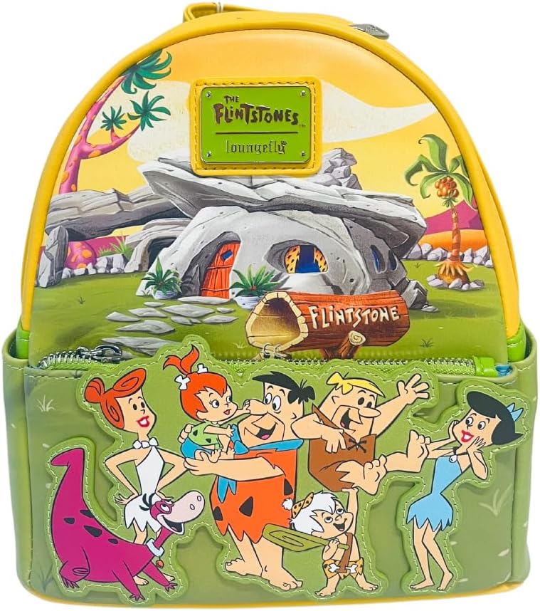 Loungefly Exclusive Flintstones Mini Backpack - Image 1