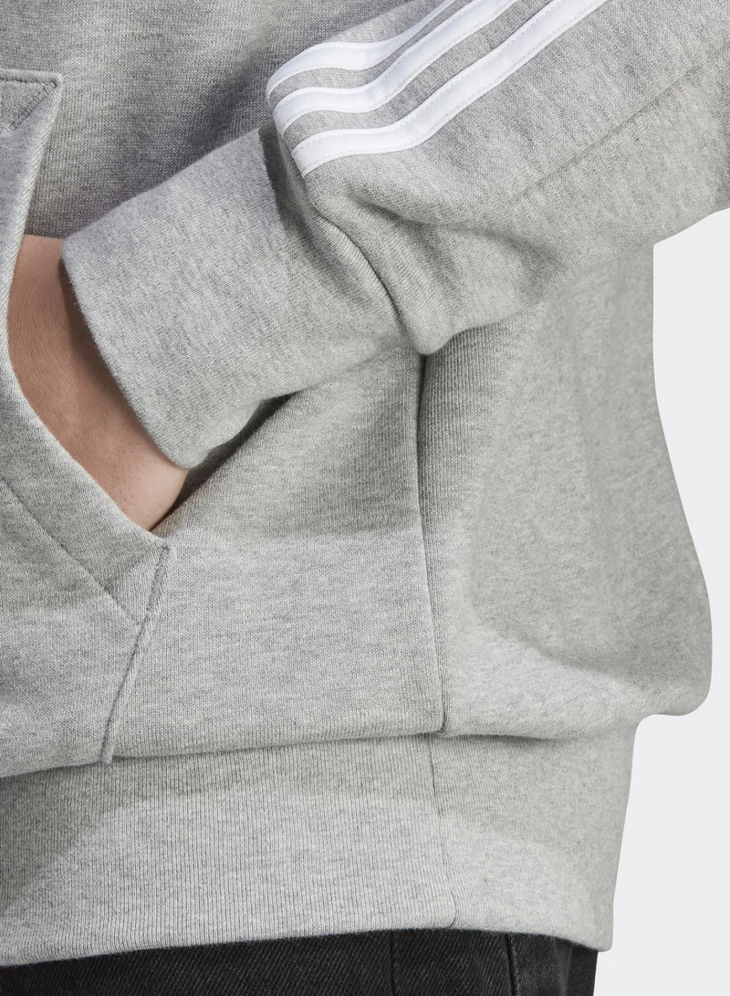 Adidas 3 Stripe Essential French Terry Hoodie