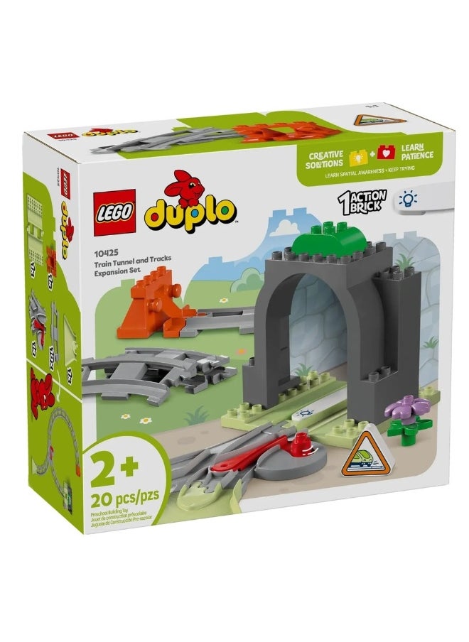 LEGO LEGO - Duplo Train Tunnel and Tracks Expansion Set 20 Pieces - 10425  - Image 1