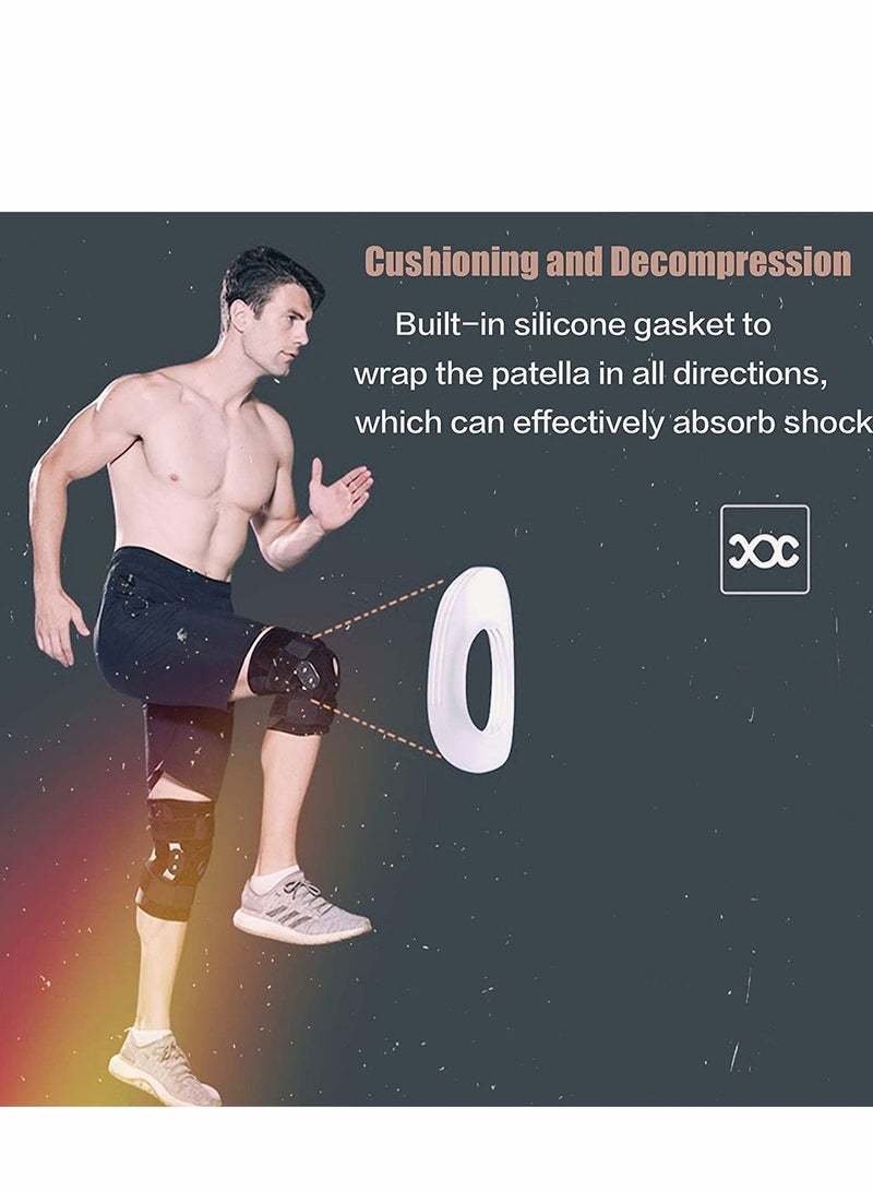 Y&D Decompression Knee Brace, with Side Stabilizers, for Pain Relief, Adjustable Compression Band, Suitable Men and Women - Image 4