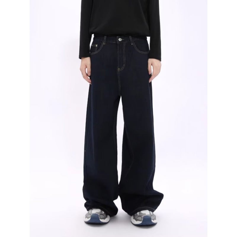 Unisex Casual Daily Denim Jeans - Image 2