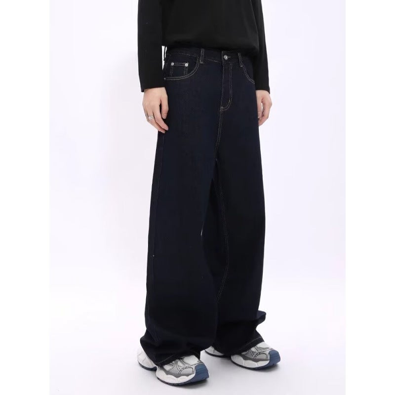 Unisex Casual Daily Denim Jeans - Image 3