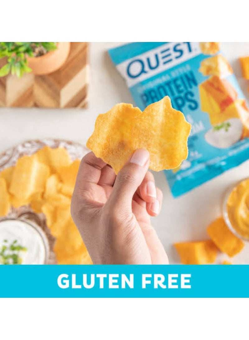Quest Tortilla Style Protein Chips Cheddar & Sour Cream (Pack of 8) - Image 4
