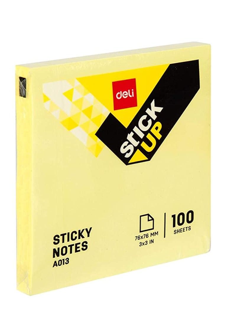 Deli ملاحظات لاصقة 4 وسادات بحجم 3x3 بوصة بألوان باستيل - Image 2