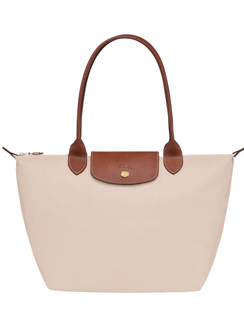 لونج شامب حقيبة توت متوسطة الحجم من لونج شامب للنساء، حقيبة قابلة للطي مع سحاب، حقيبة كتف، حقيبة يد للسفر والعمل - Image 3