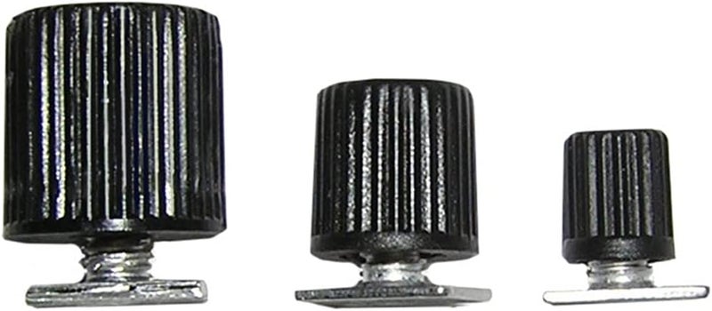 Vim Products MR-SA Magrails Tl 1/4" Socket Studs & T Bolt, 10 Pack, Black