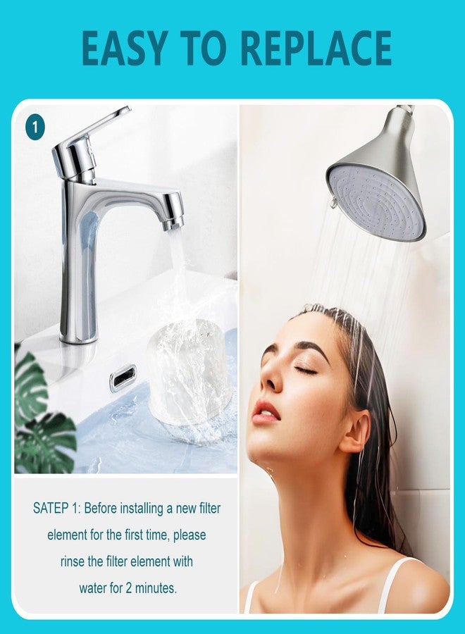 Molgoc Water Replacement Filter for Filtered Shower Head,Compatible with CANOPY Filtered Shower Head,for Hard Water Remove Chlorine and Harmful Substances.（2 Pack） - Image 5