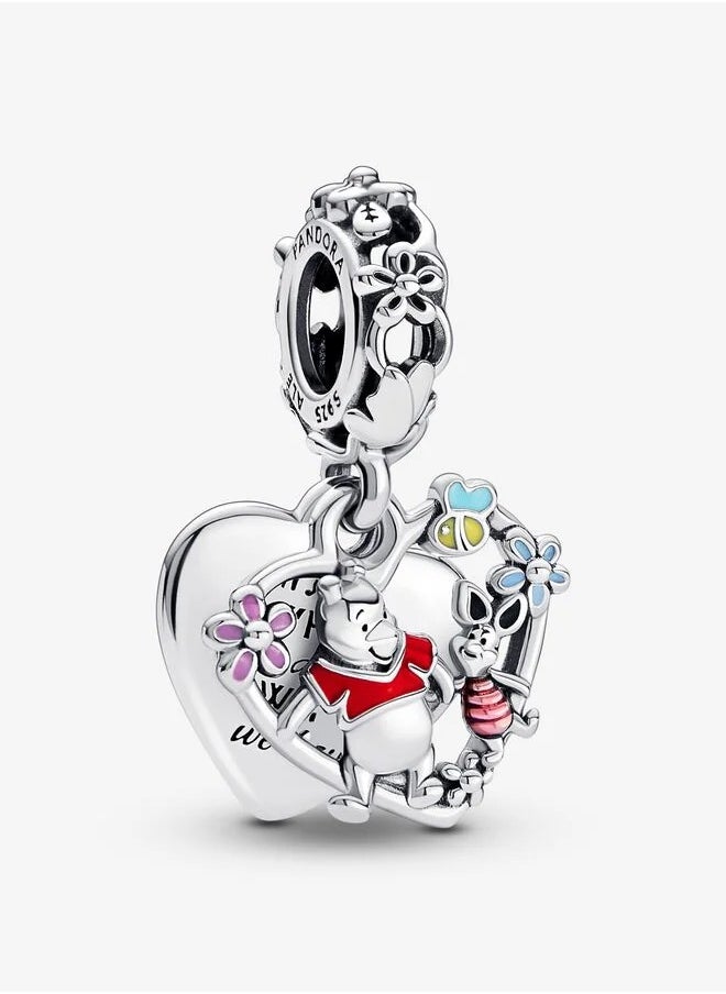 PANDORA - Disney Winnie the Pooh & Piglet Double Dangle Charm - Image 1