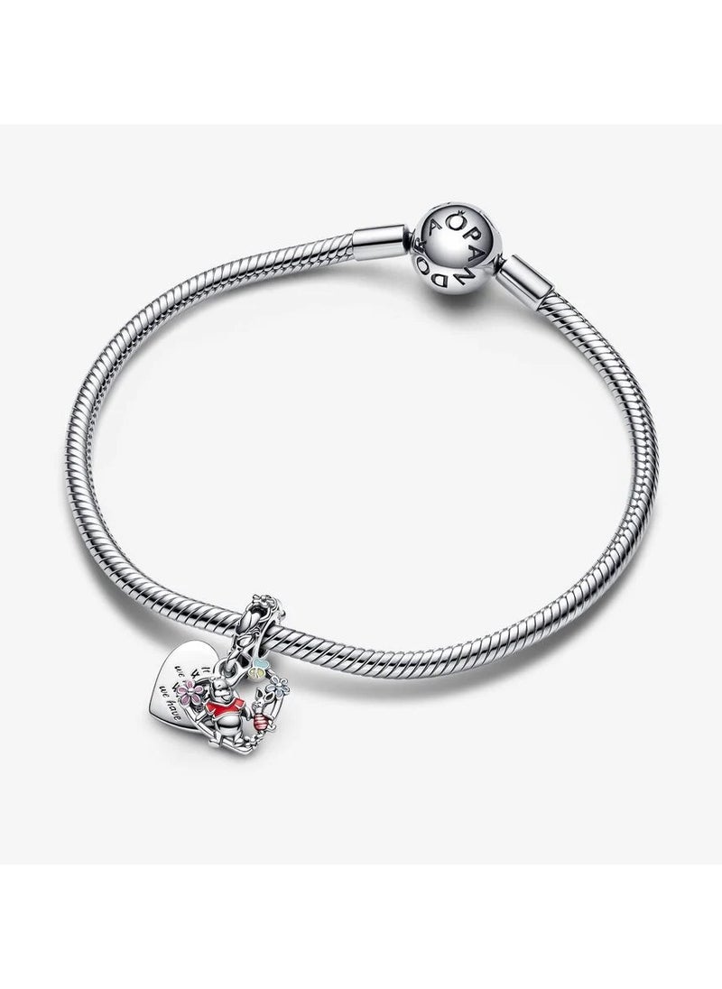 PANDORA - Disney Winnie the Pooh & Piglet Double Dangle Charm - Image 1