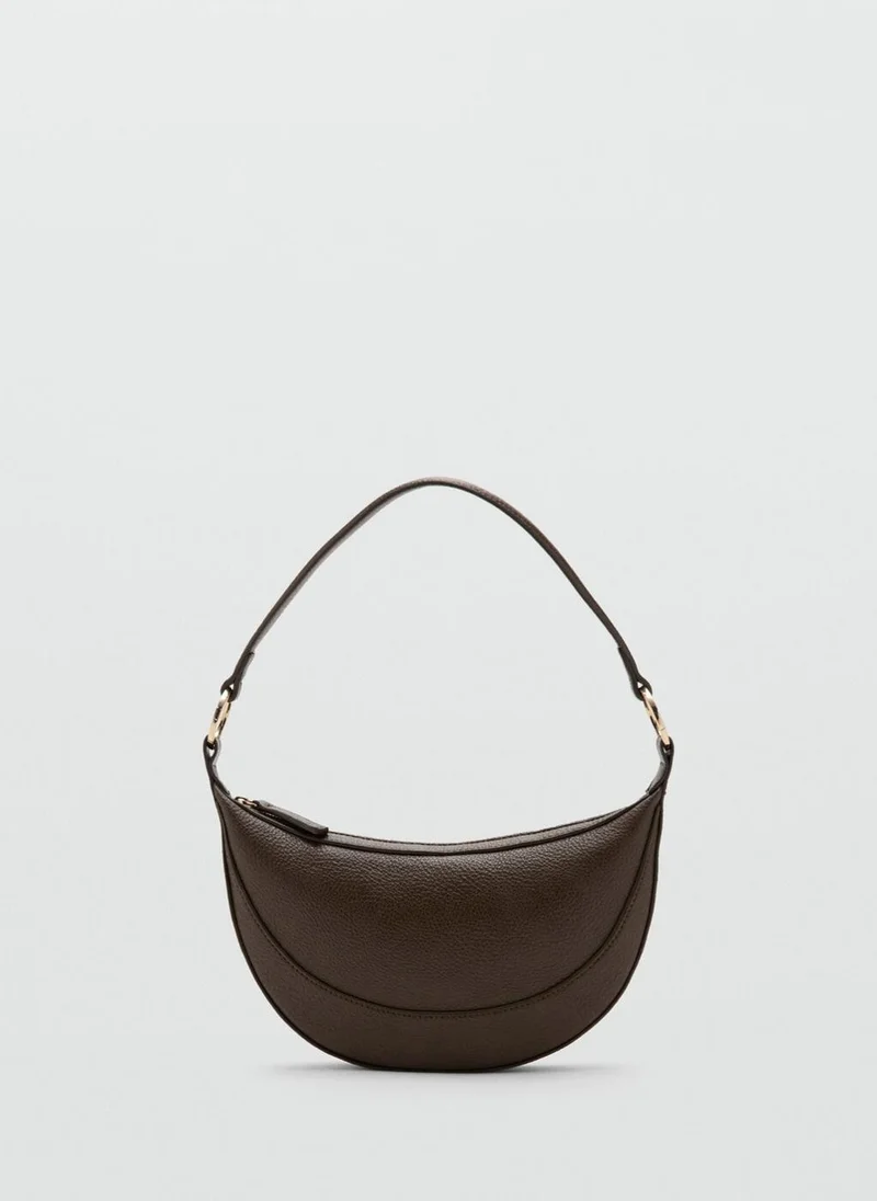 MANGO Oval shoulder bag