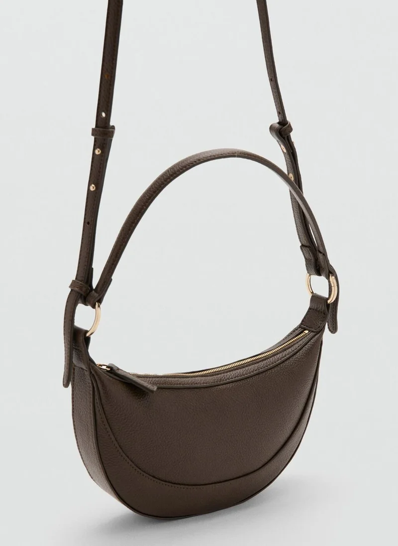 MANGO Oval shoulder bag