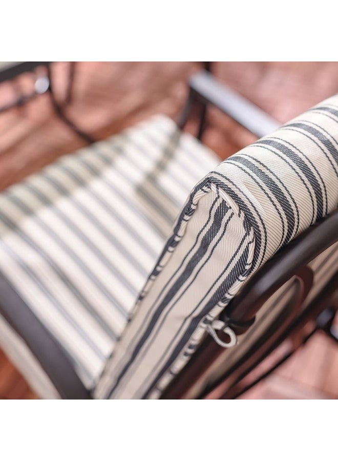 DANUBE HOME Valens 4+1 Outdoor Dining Set - Stylish Brown Steel Frame with Polyester Cushions, 4 Chairs & 1 Table, Ideal for Outdoor Living - Image 5