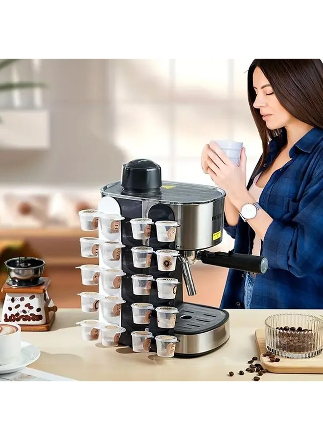 Self-Adhesive White Coffee Pod Holder Vertical Storage For K Cups - Image 2