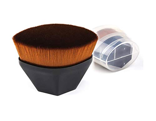 JOSALINAS Foundation Makeup Brush Fast Flawless Application Blusher Liquid Cream Powder Cosmetic Body Blending Tool Black