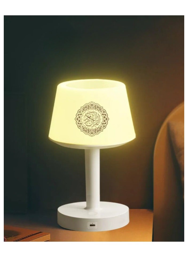 Dar Ul Qalam Desk Lamp Quran Speaker, With 7 Changeable Colorful Lights, Touch/Remote/Bluetooth /Phone Application Control - Image 1