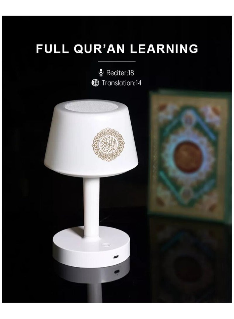 Dar Ul Qalam Desk Lamp Quran Speaker, With 7 Changeable Colorful Lights, Touch/Remote/Bluetooth /Phone Application Control - Image 3