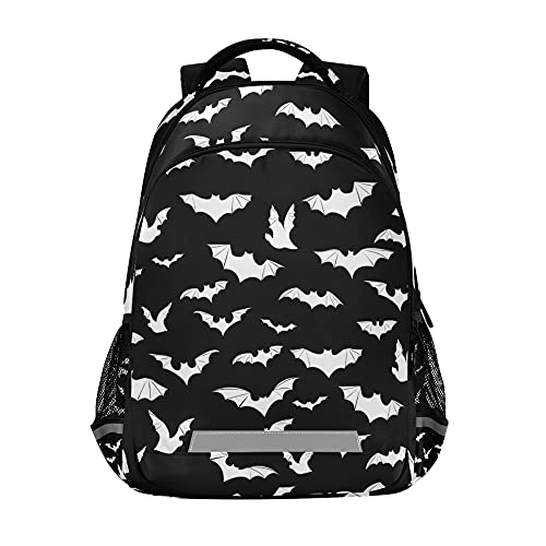 Glaphy Halloween Bats Backpacks Laptop School Book Bag Lightweight Daypack for Men Women Teens Kids - Image 1