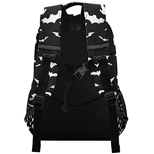 Glaphy Halloween Bats Backpacks Laptop School Book Bag Lightweight Daypack for Men Women Teens Kids - Image 2
