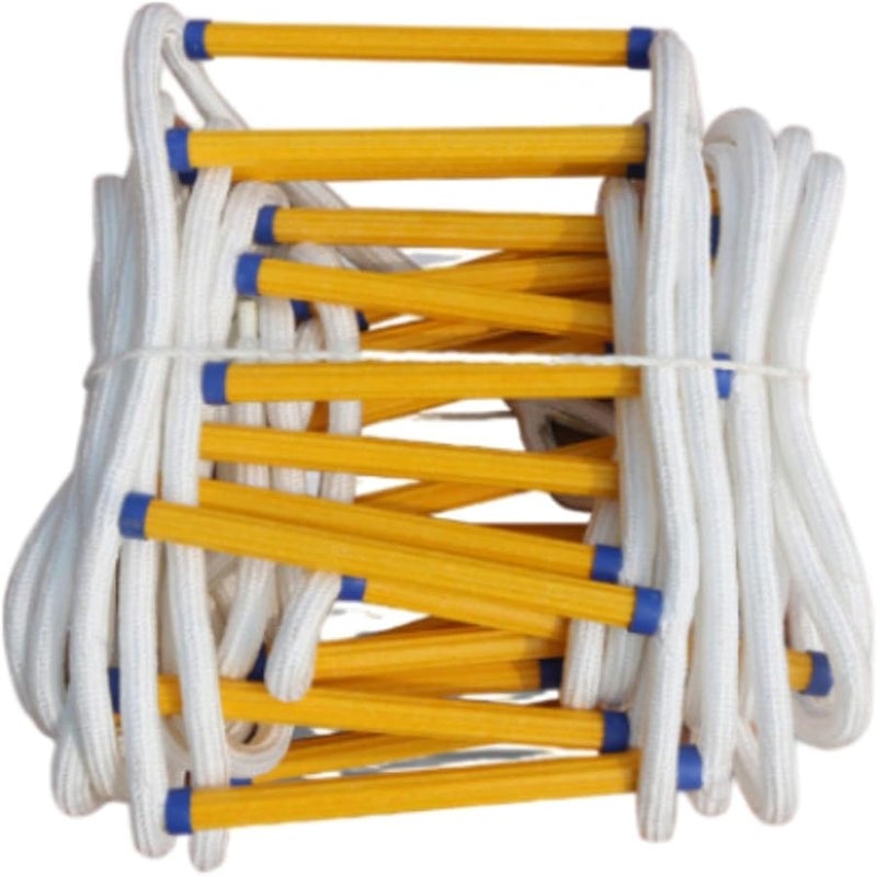 Fire Escape Ladder 3m Length Emergency Rope Ladder for Home Office Outdoor Rescue - Image 2