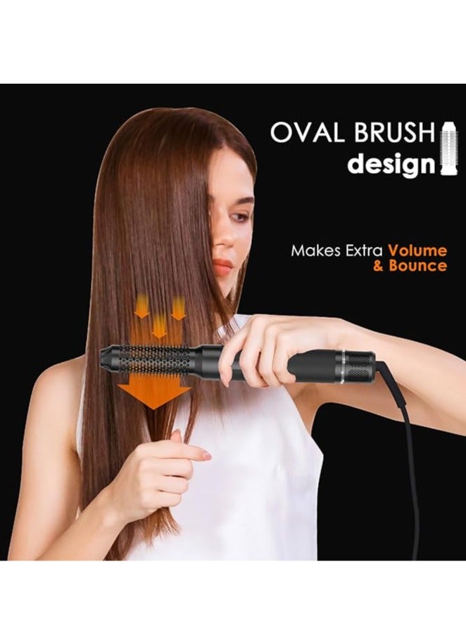 عام مجموعة فرشاة مجفف الشعر 7 في 1، فرشاة هواء ساخن، مكواة تجعيد لليسار واليمين، مجفف شعر عالي السرعة 120,000 دورة في الدقيقة بالأيونات السلبية، أداة تصفيف تجعيد تلقائية - Image 3