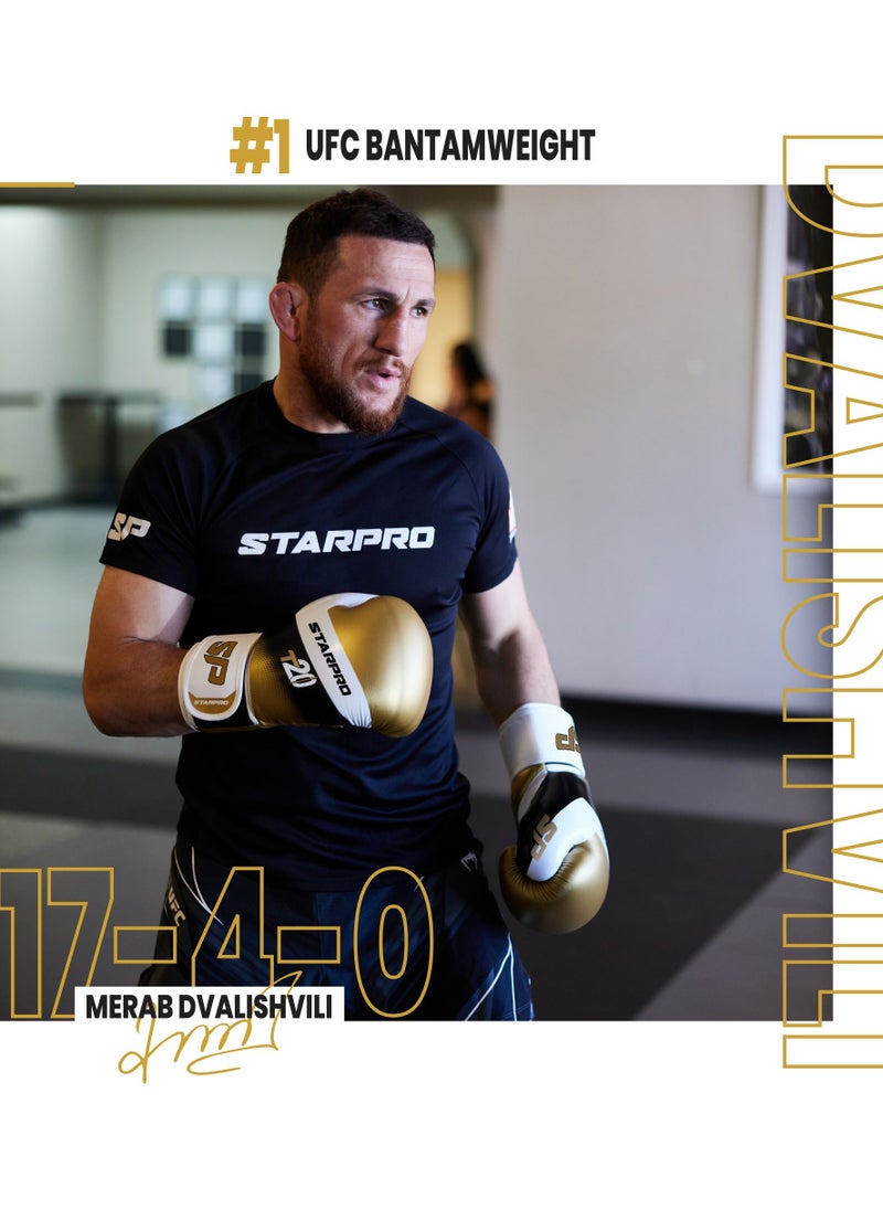 Starpro T20 Boxing Gloves - 8oz 10oz 12oz 14oz 16oz - Vegan Leather Gloves for Training Sparring with Waterproof Lining - Breathable Mesh - Hand Protection  - Image 5