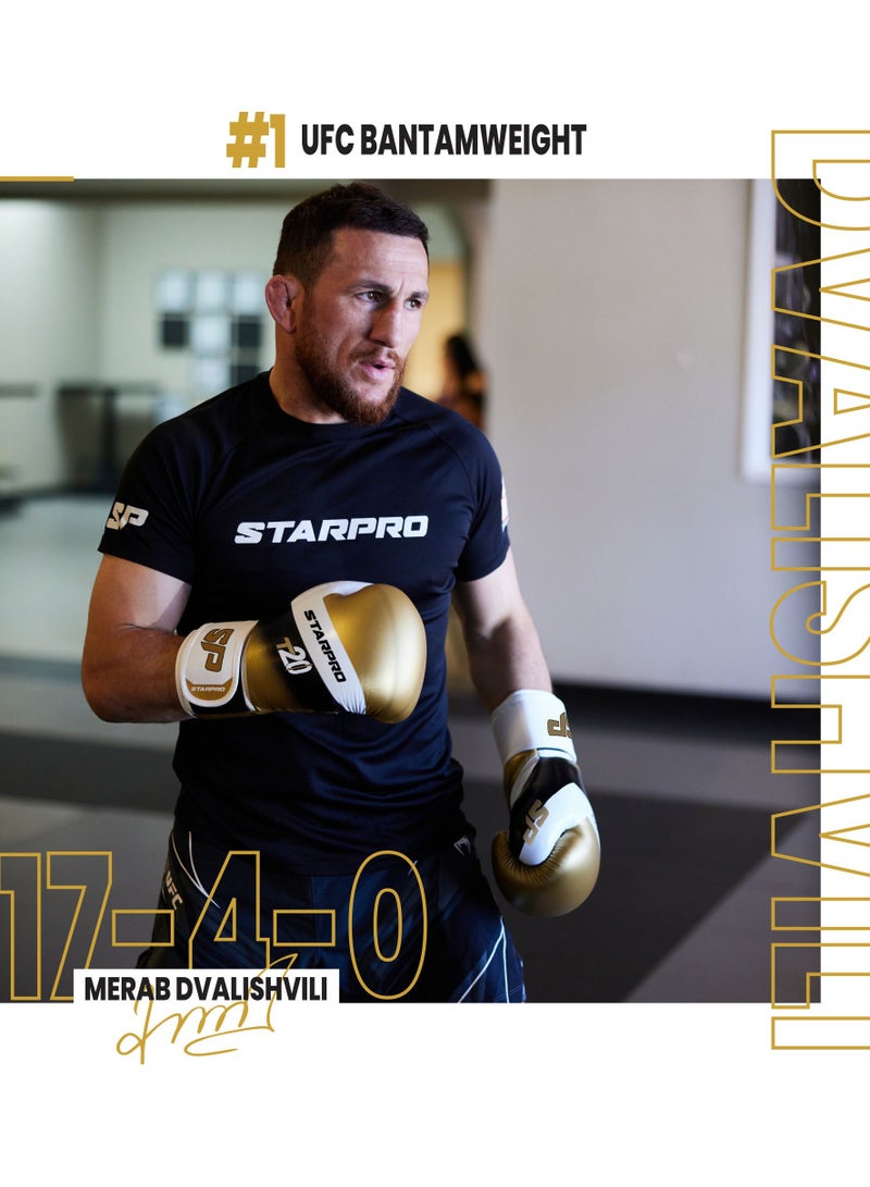 ستاربرو قفازات الملاكمة Starpro T20 - 8oz 10oz 12oz 14oz 16oz - قفازات جلدية نباتية للتدريب مع بطانة مقاومة للماء - شبكة مسامية - حماية اليد - Image 5