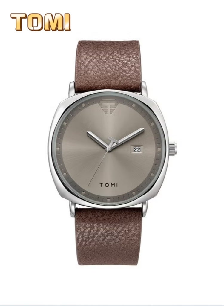 TOMI Unisex Fashion Quartz Watch - Trendy Minimalist Design for Men & Women | Casual Creative Timepiece - Image 1