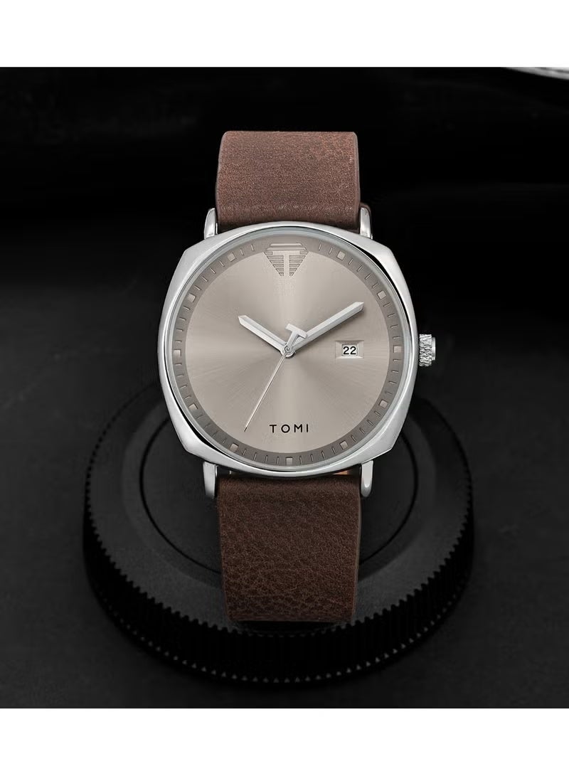 TOMI Unisex Fashion Quartz Watch - Trendy Minimalist Design for Men & Women | Casual Creative Timepiece - Image 2