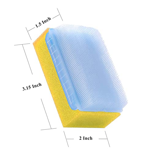 Safe-O-Kid® Sensory Scrubber and Brush for Kids – Soft, Gentle Bath Scrubber for Sensory Development, Skin Care, and Therapeutic Use, Yellow - Pack of 2 - Image 4