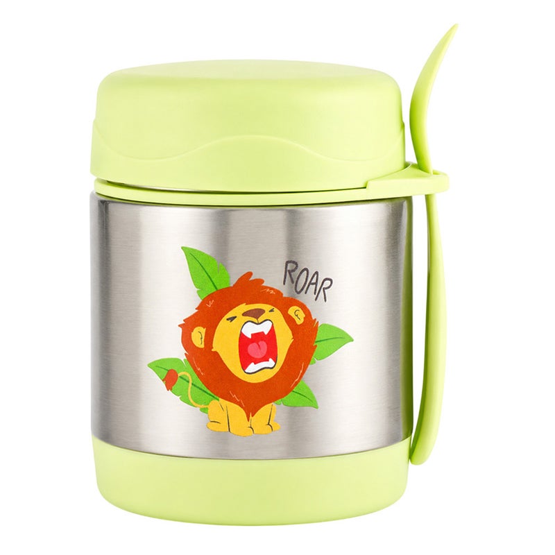 BonBon - Stainless Steel Food Jar - Lion - Image 3