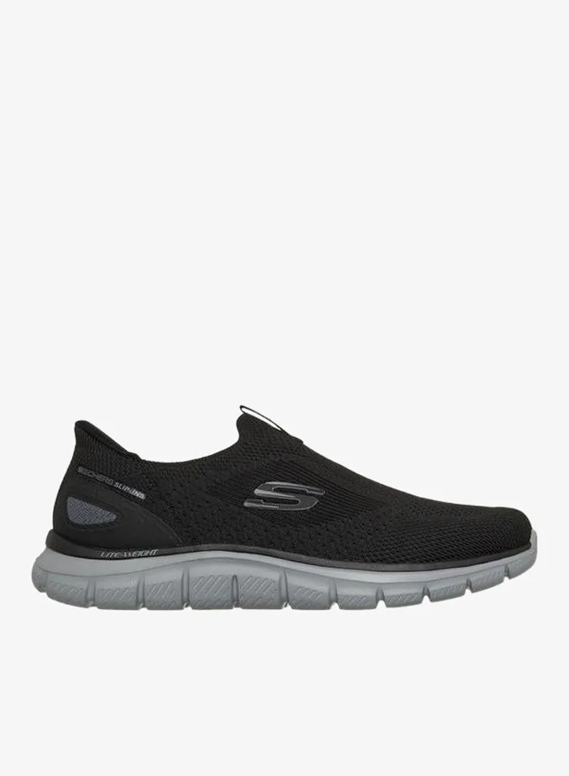 SKECHERS Black Men Track Slip-On Sports Shoes for Men | Best Price UAE