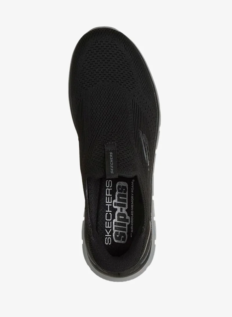 SKECHERS Black Men Track Slip-On Sports Shoes for Men | Best Price UAE