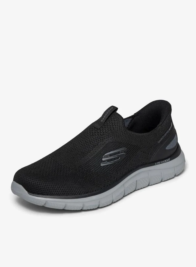 SKECHERS Black Men Track Slip-On Sports Shoes for Men | Best Price UAE