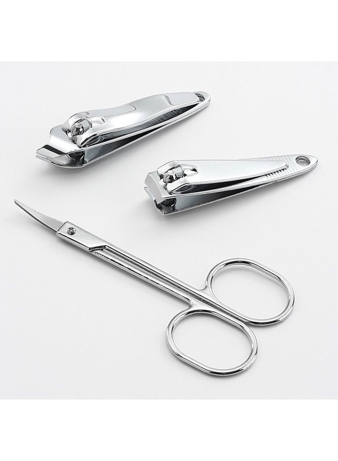 QLL 3 Pack 7Pcs Manicure Set, Stainless Steel Nail Clipper Set with case, Personal Pedicure Kit for Women Men Girls Travel - Image 2