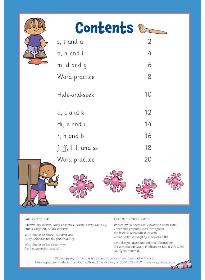 كتاب أنشطة الصوتيات من مجموعة تنسيق النشر المحدودة (CGP) للأعمار من 3-4 سنوات (مرحلة ما قبل المدرسة): مثالي للتعلم في المنزل - Image 4