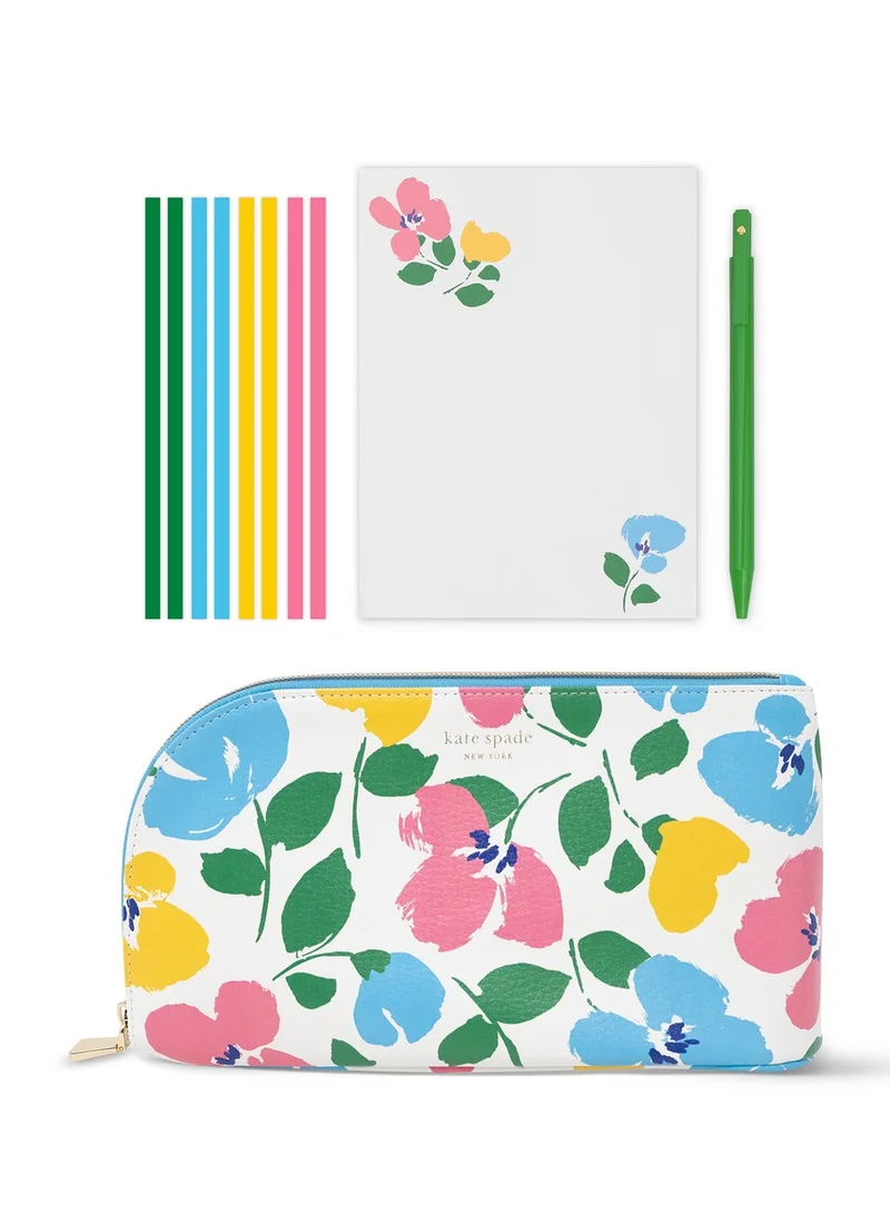 Kate Spade New York Painterly Bouquet Desk Essentials Pouch