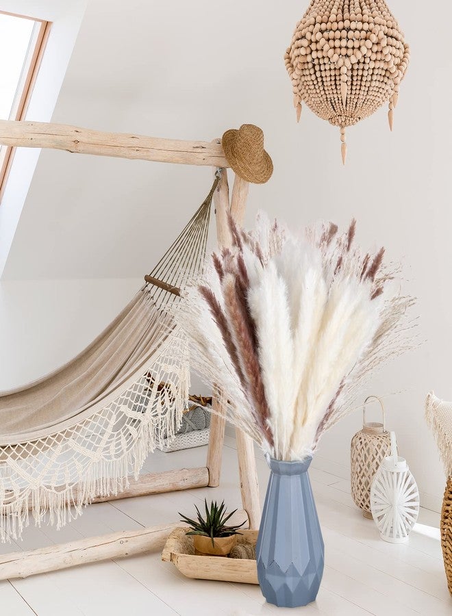 جانينكا 200 قطعة من عشب البامباس المجفف لتزيين حفلات الزفاف، بطول 17 بوصة، باقة من عشب البامباس البني والأبيض، مناسبة لحفلات الزفاف والمناسبات المنزلية والحفلات الريفية. - Image 5