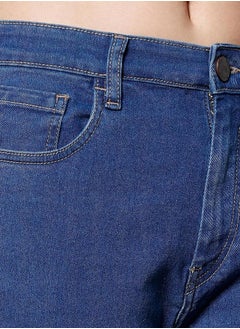 HIGH STAR High Rise Plain Regular Fit Jeans by Styli  - Image 4