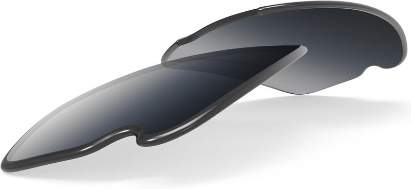 BLAZERBUCK Replacement Lenses & Sock Kit for Oakley Flak 2.0 OO9295 - Grey Gradient Polarized - Image 2