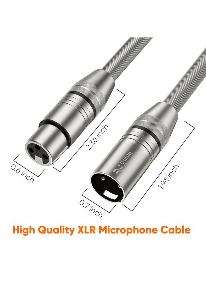 CableCreation XLR Cable 3 Meter, Microphone Cables XLR Male to Female Heavy Duty Balanced Nylon Braided XLR Microphone Cord Compatible with Speaker Systems, Radio Station and More - Image 4