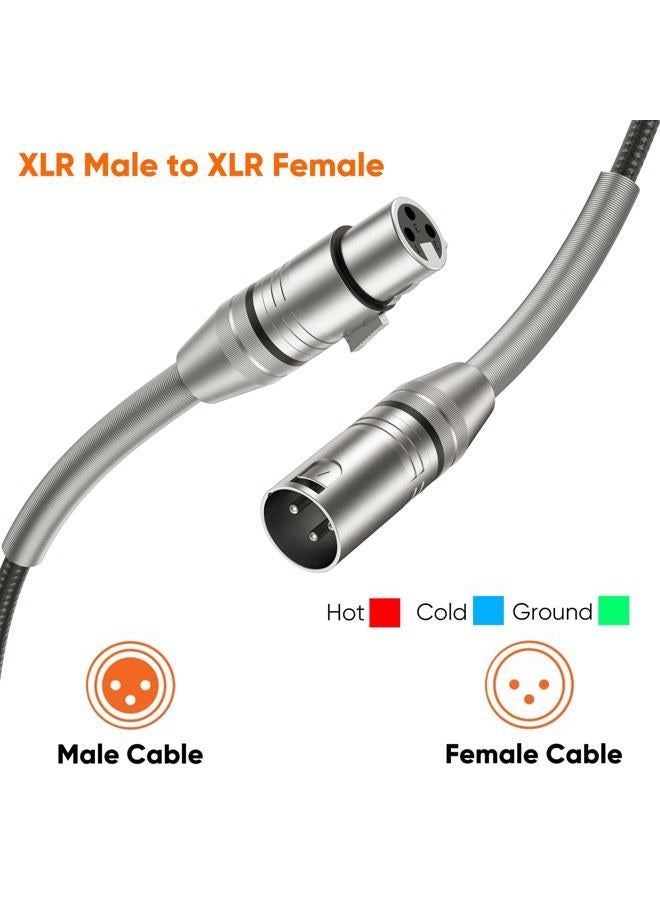 CableCreation XLR Cable 3 Meter, Microphone Cables XLR Male to Female Heavy Duty Balanced Nylon Braided XLR Microphone Cord Compatible with Speaker Systems, Radio Station and More - Image 5