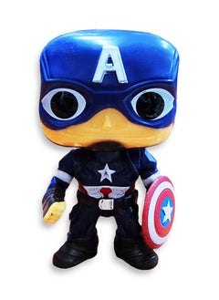 Generic Animation Captain America Action Figure Funko For Baby & Kids Toys For Boys & Girls Size 2.5 x 2.5 x 3.75inch  - Image 1
