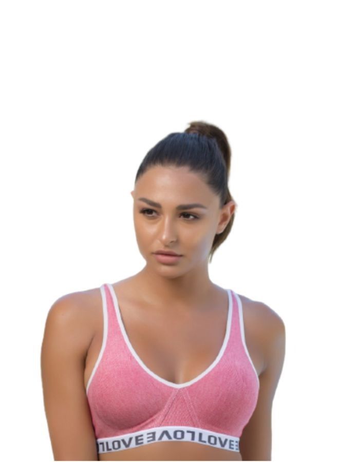 Lasso Women's Sports Bra Cotton Unlined - Image 1