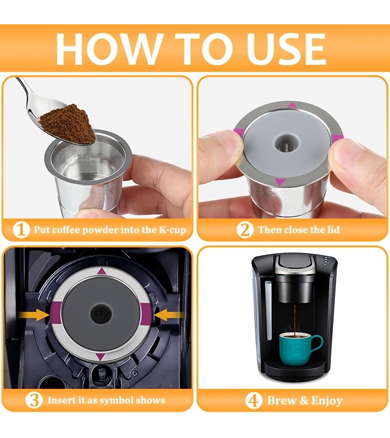 Reusable K Cups Compatible With Keurig 1pc Single Pack - Image 5
