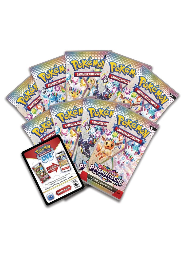 Pokemon Pokémon - Trading Card Game: Top Trainer Box Crimson & Purple - Prismatic Developments (1 Full Screen Promo Card, 9 Booster Packs & Premium Accessories) - Image 5