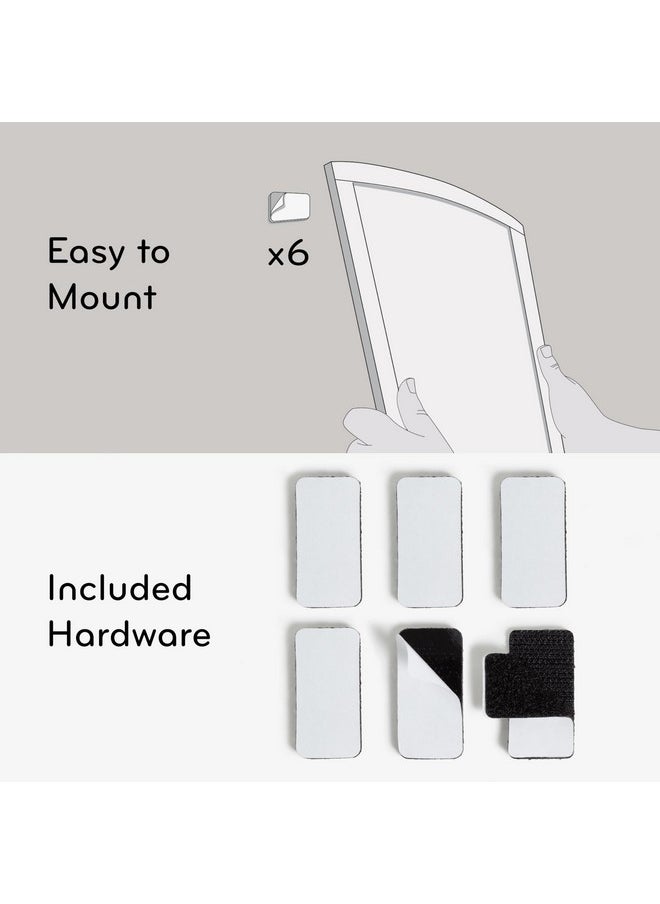 U Brands Magnetic Dry Erase Board, 20"X16", Black And Grey Frame, Includes Marker And Magnet  - Image 5